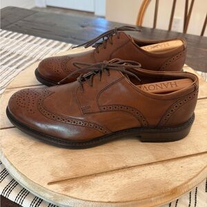 Johnston & Murphy Tan Leather Oxfords